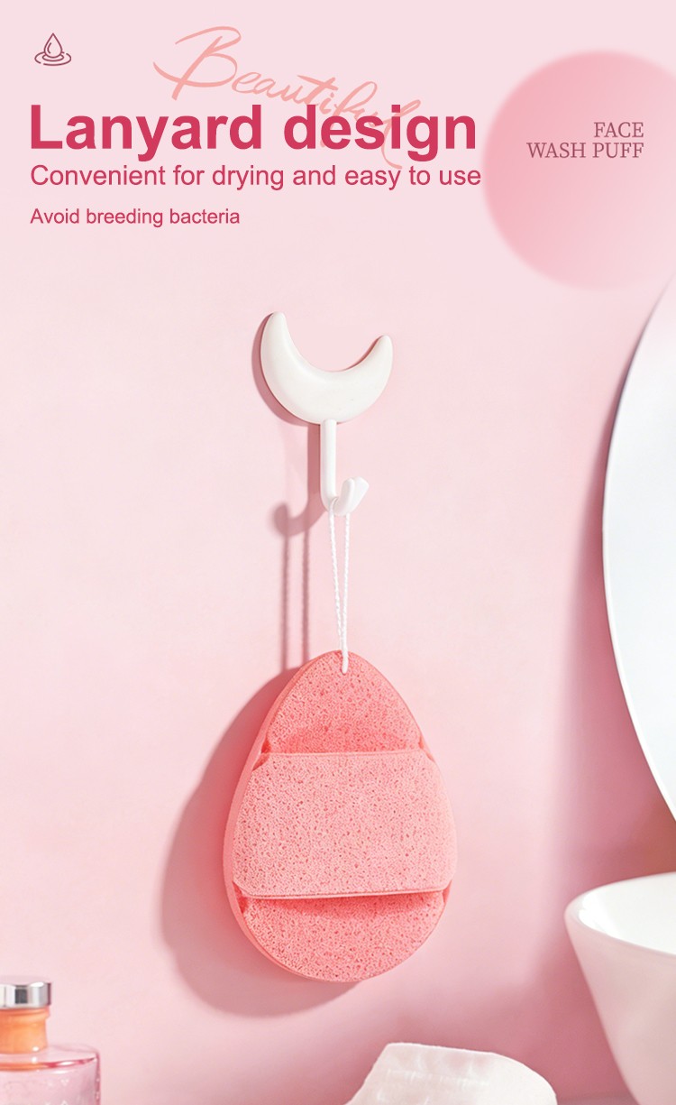 Bulk Pack 15cm Honeycomb Texture Face Wash Sponge hydrophilic polyurethane Large Puff for Gentle Exfoliation