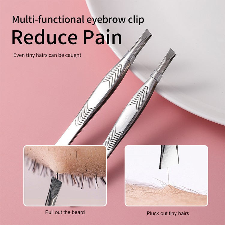 3 in 1 Eyebrow Trimmer Set JJF16 Tools High Precision Eyebrow Clip with Comb Travel White Beauty Eyebrow Scissor 3 in 1 Eyebrow Trimmer Set JJF16 Tools High Precision Eyebrow Clip with Comb Travel White Beauty Eyebrow Scissor