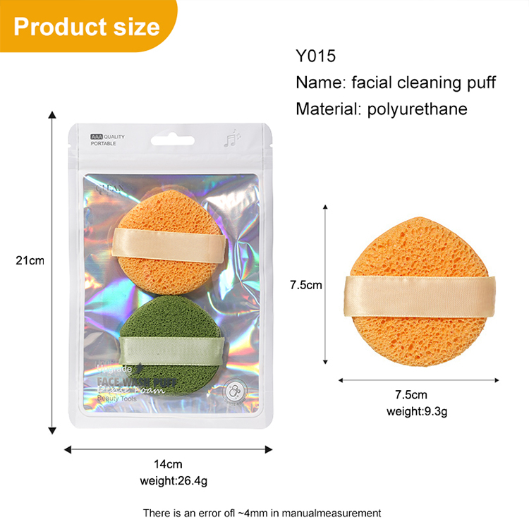 Sponge Makeup Remover Soft Gloves Face Wash Cleansing Puff Tools Cosmetic Deep Facial Cleansing Mask Mud Reusable Cleaning Puff Y015