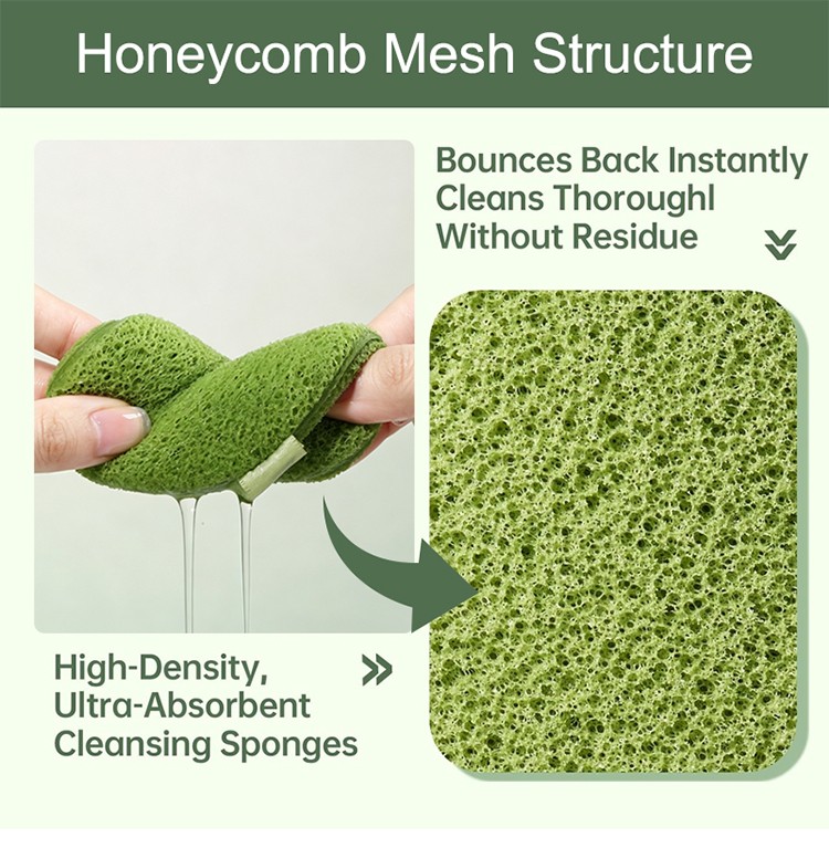 Sponge Makeup Remover Soft Gloves Face Wash Cleansing Puff Tools Cosmetic Deep Facial Cleansing Mask Mud Reusable Cleaning Puff Y015