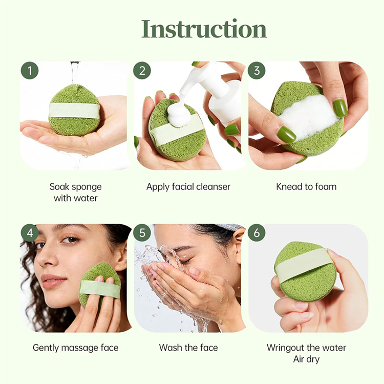 Sponge Makeup Remover Soft Gloves Face Wash Cleansing Puff Tools Cosmetic Deep Facial Cleansing Mask Mud Reusable Cleaning Puff Y015