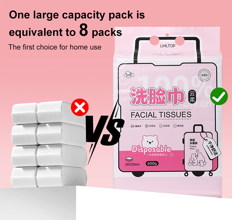 Big Capacity Disposable Cleansing Facial Towel Women's Pure Pearl Texture Cotton Non-woven Soft Face Wiping Towel Cotton Tissue SY421 Big Capacity Disposable Cleansing Facial Towel Women's Pure Pearl Texture Cotton Non-woven Soft Face Wiping Towel Cotton Tissue SY421