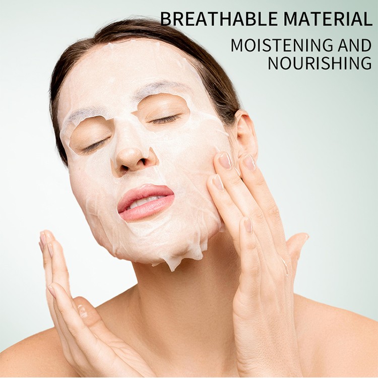 Private label DIY face mask nonwoven disposable compressed facial mask sheet D0865