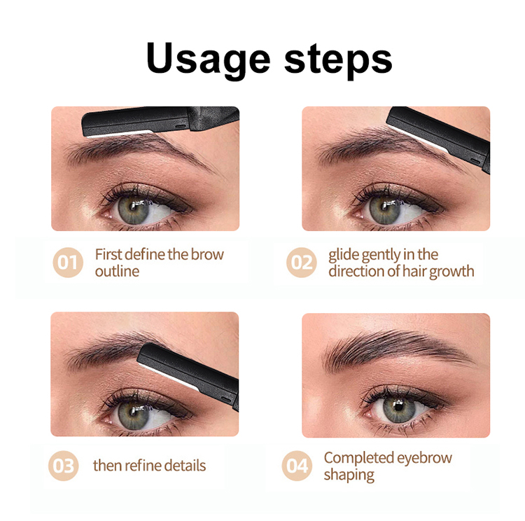 Wholesale Professional Eyebrow razor Kit Stainless Steel Slanted Tip Hair Face Remover Eyebrow Shaving Trimmer Wholesale Professional Eyebrow razor Kit Stainless Steel Slanted Tip Hair Face Remover Eyebrow Shaving Trimmer