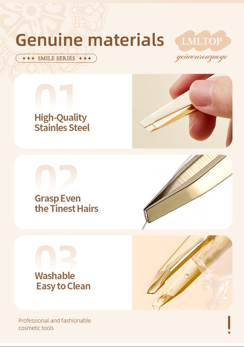 Wholesale Stainless Steel Makeup Fiber Tip Lash Tweezers Volume Lash Tweezers 90 Degree Tweezers for Eyelash Extension US33