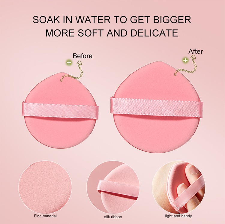 Soft Waterdrop Air Cushion Foundation Powder Puff Makeup Sponge for Beauty Latex Free Makeup JJF49