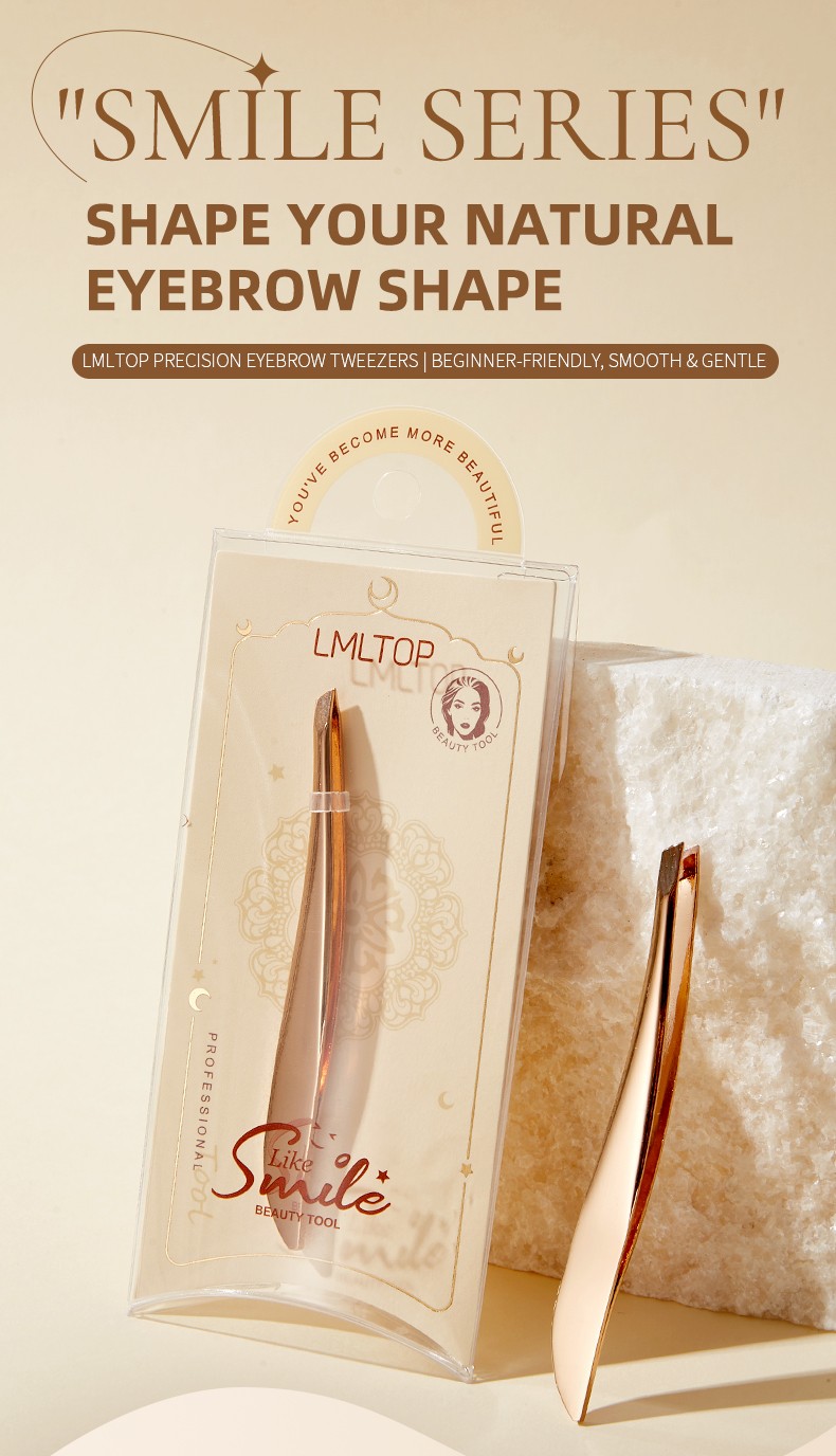 Wholesale Stainless Steel Makeup Fiber Tip Lash Tweezers Volume Lash Tweezers 90 Degree Tweezers for Eyelash Extension US34