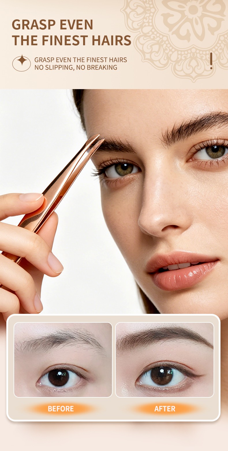 Wholesale Stainless Steel Makeup Fiber Tip Lash Tweezers Volume Lash Tweezers 90 Degree Tweezers for Eyelash Extension US34