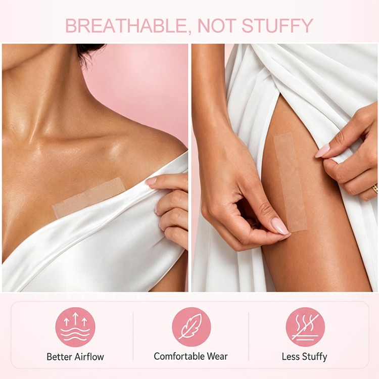 LMLTOP 36 Strips Invisible Fashion Dress Tape Clear Anti-Slip Adhesive Dress Fixing Tape for Strapless Tops