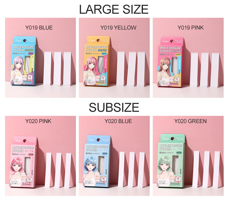 LMLTOP 36 Strips Invisible Fashion Dress Tape Clear Anti-Slip Adhesive Dress Fixing Tape for Strapless Tops