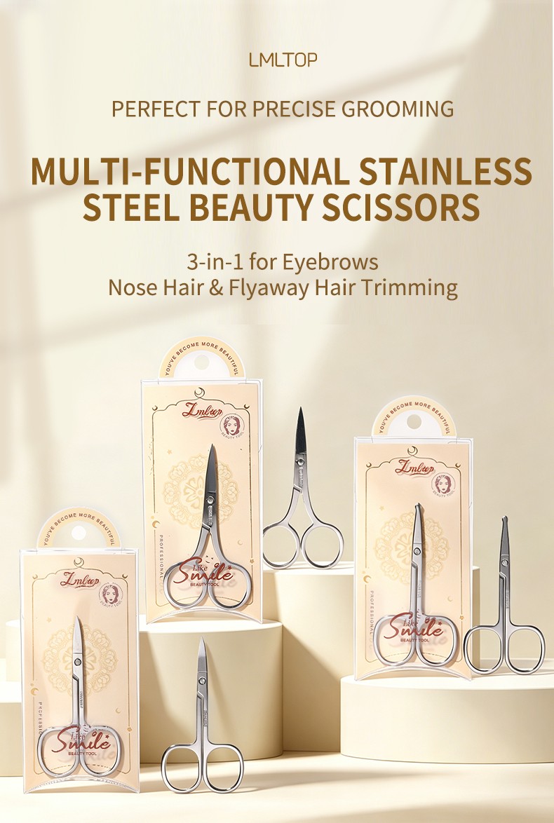 High Quality Portable Multi-functional Eyebrow Scissors Beauty Cuticle Stainless Steel Manicure Finger Nail Barber Scissor US36 High Quality Portable Multi-functional Eyebrow Scissors Beauty Cuticle Stainless Steel Manicure Finger Nail Barber Scissor US36