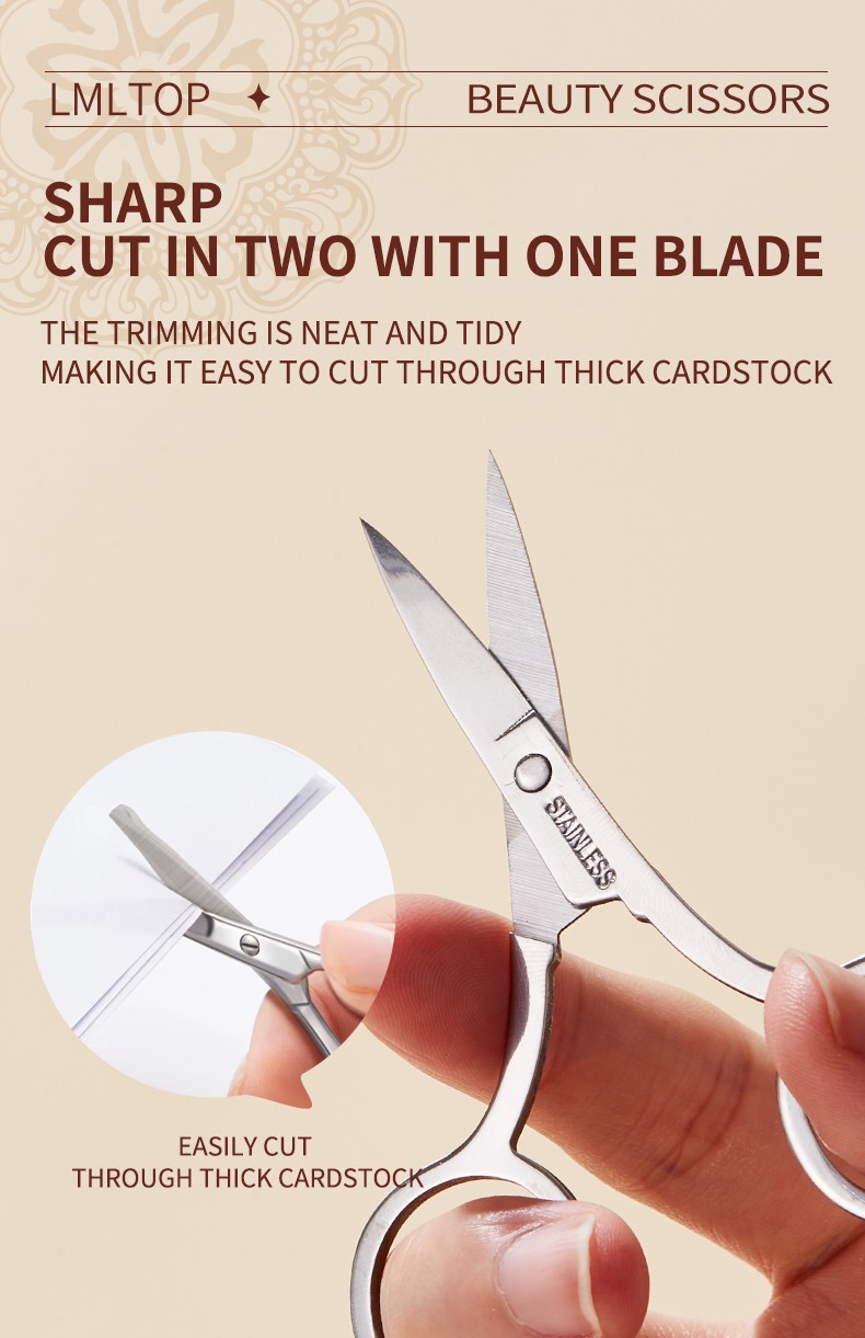 High Quality Portable Multi-functional Eyebrow Scissors Beauty Cuticle Stainless Steel Manicure Finger Nail Barber Scissor US36 High Quality Portable Multi-functional Eyebrow Scissors Beauty Cuticle Stainless Steel Manicure Finger Nail Barber Scissor US36