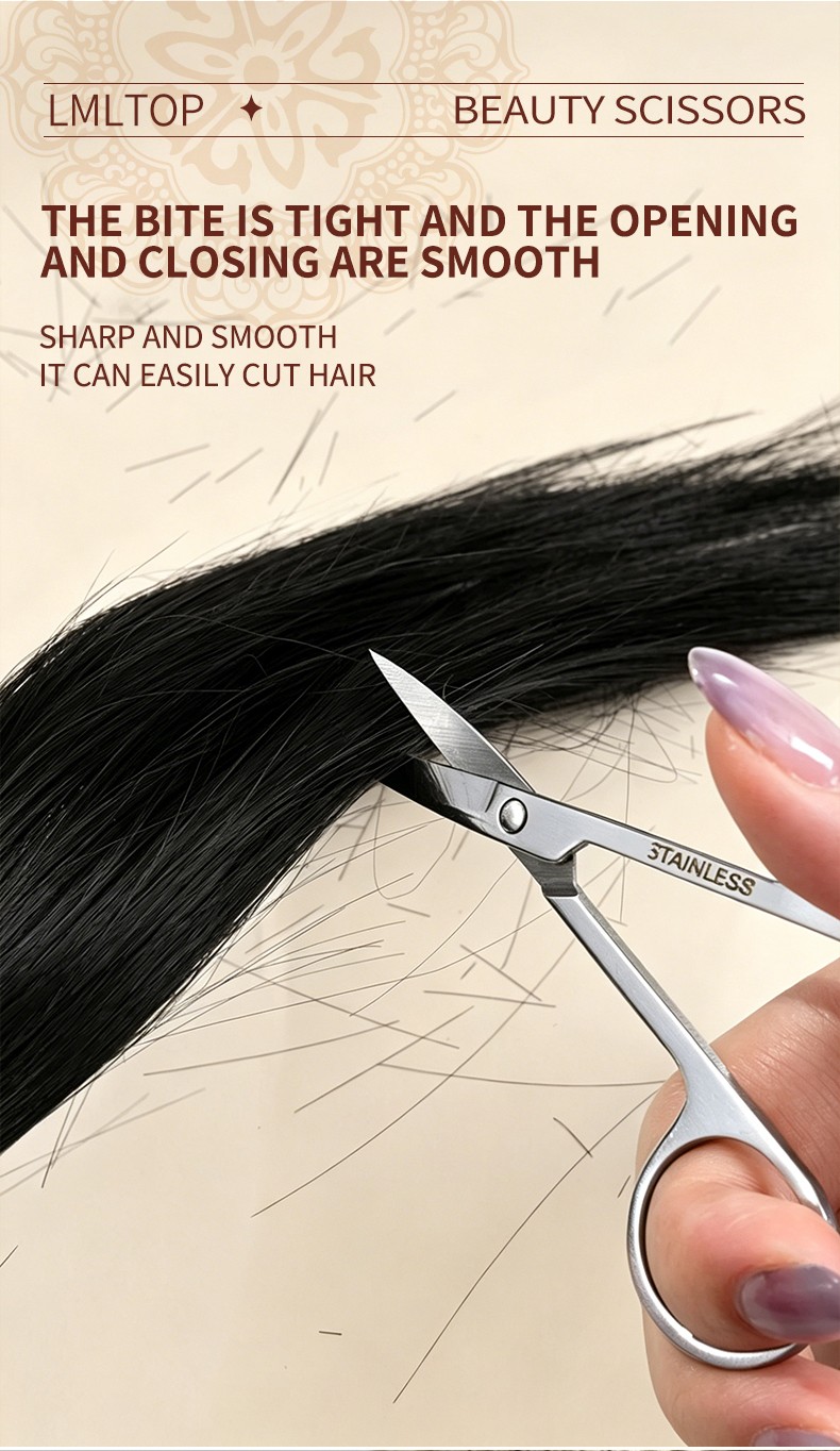 High Quality Portable Multi-functional Eyebrow Scissors Beauty Cuticle Stainless Steel Manicure Finger Nail Barber Scissor US36 High Quality Portable Multi-functional Eyebrow Scissors Beauty Cuticle Stainless Steel Manicure Finger Nail Barber Scissor US36