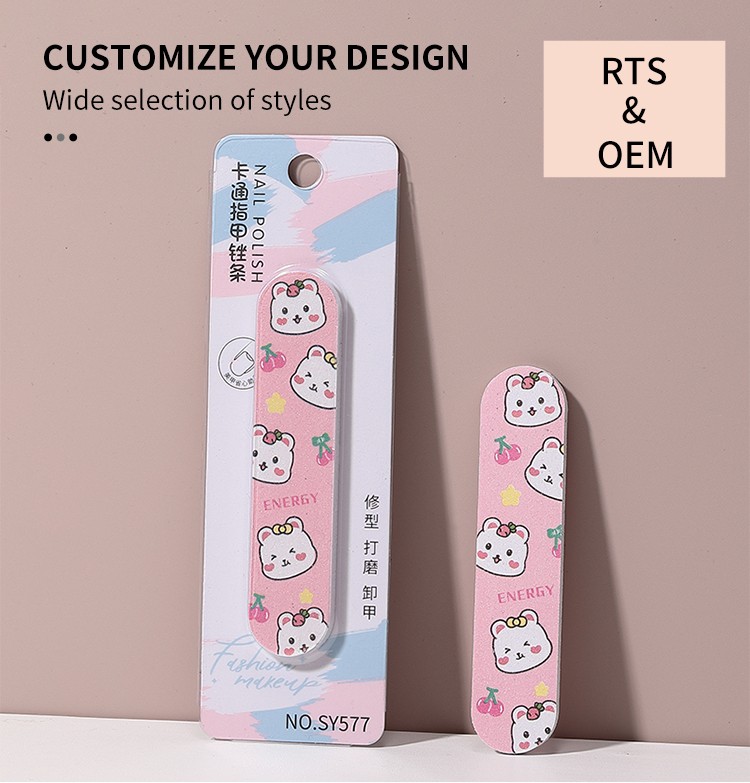 LMLTOP 3pcs/set Portable Manicure And Pedicure Sets Cute Safety Beauty Salon Nail Cutter Polishing Manicure Nail Kit Set SY577