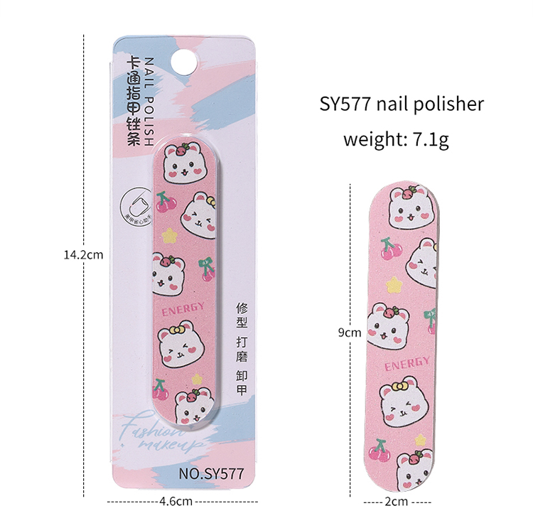 LMLTOP 3pcs/set Portable Manicure And Pedicure Sets Cute Safety Beauty Salon Nail Cutter Polishing Manicure Nail Kit Set SY577
