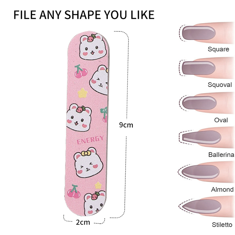 LMLTOP 3pcs/set Portable Manicure And Pedicure Sets Cute Safety Beauty Salon Nail Cutter Polishing Manicure Nail Kit Set SY577