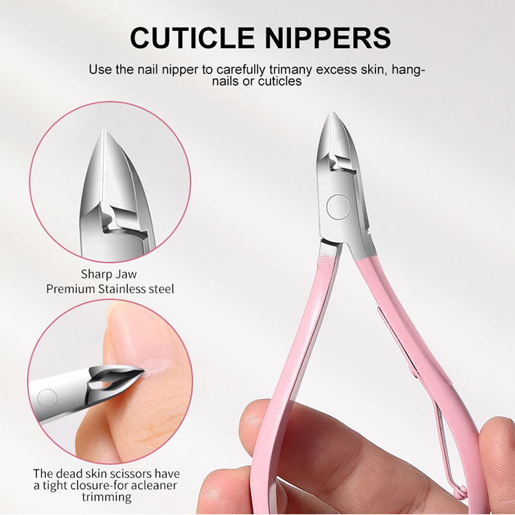 Professional Manicure Pedicure Art Tool Set Nail Clipper Kit Nails Tips Toenail Cuticle Cutting Nipper Clipper LLT30