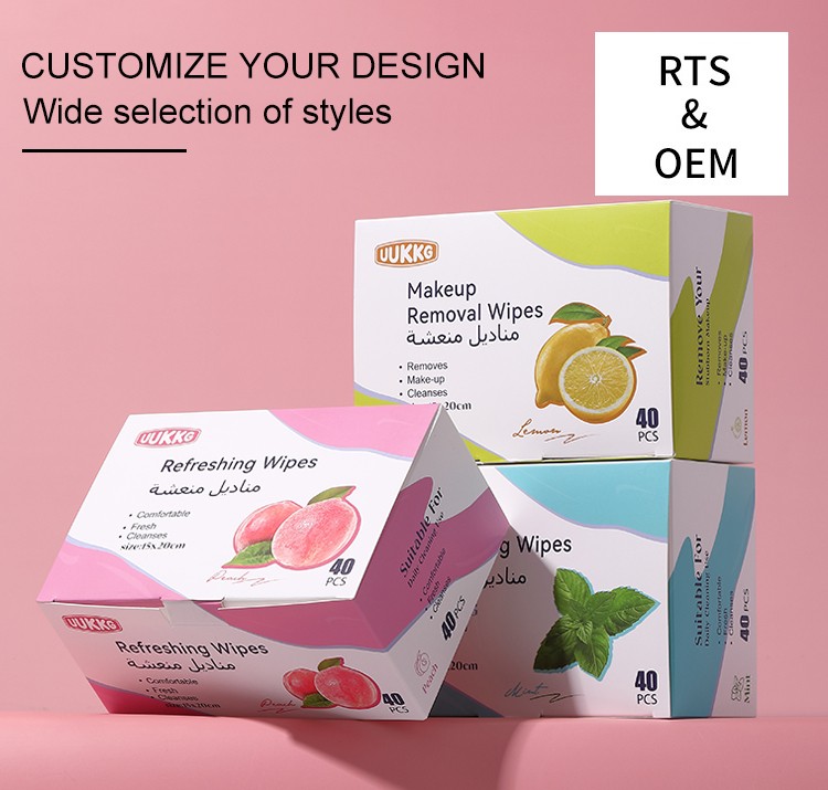 Travel-Size Wet Wipes Gentle Leak-Proof Lavender/Rose Disposable Feminine Cleaning Wipes for Daily Life On-the-Go Home Use UU13