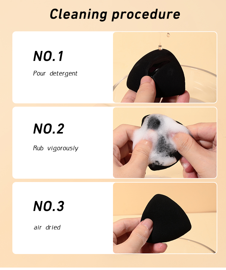 LMLTOP planet series round water drop shaped powder flocking puff face pure cotton makeup loose powder puff SY224