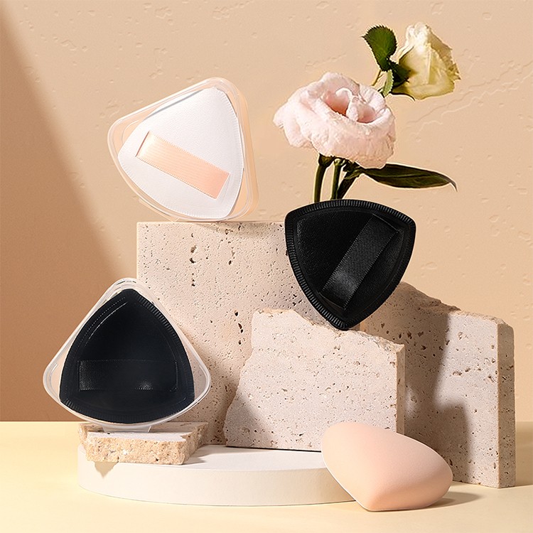 LMLTOP planet series round water drop shaped powder flocking puff face pure cotton makeup loose powder puff SY224