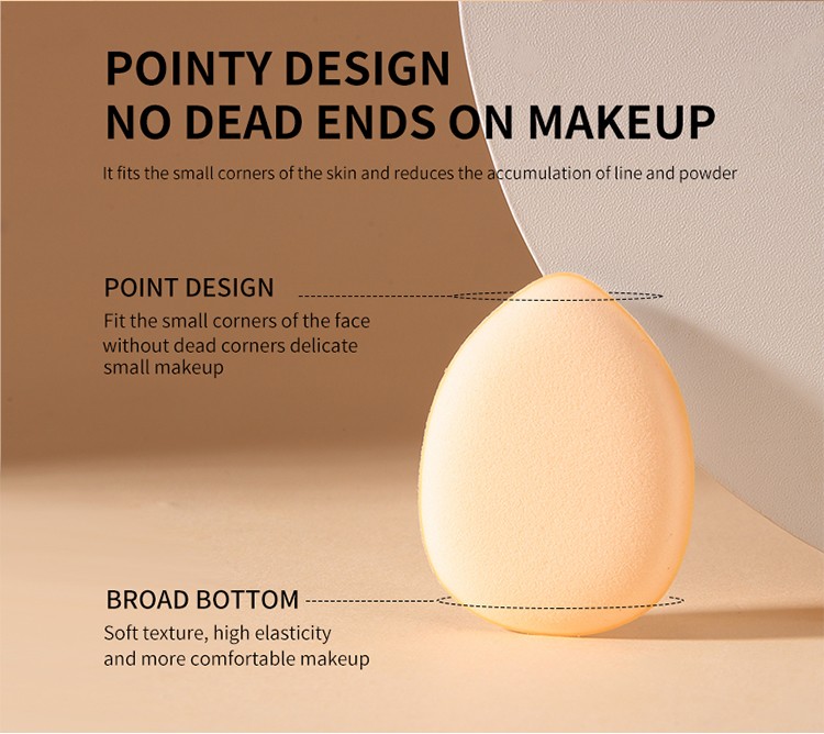 LMLTOP planet series round water drop shaped powder flocking puff face pure cotton makeup loose powder puff SY247