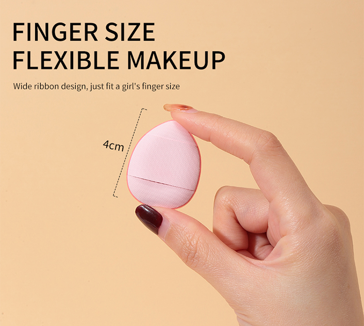 LMLTOP planet series round water drop shaped powder flocking puff face pure cotton makeup loose powder puff SY247