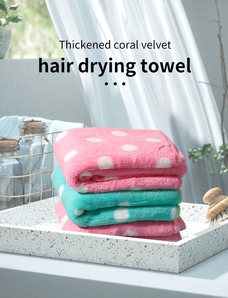 LMLTOP Quick Dry Magic Turban Towel for Hair Microfiber Bath Shower Head Wrap Model C0865