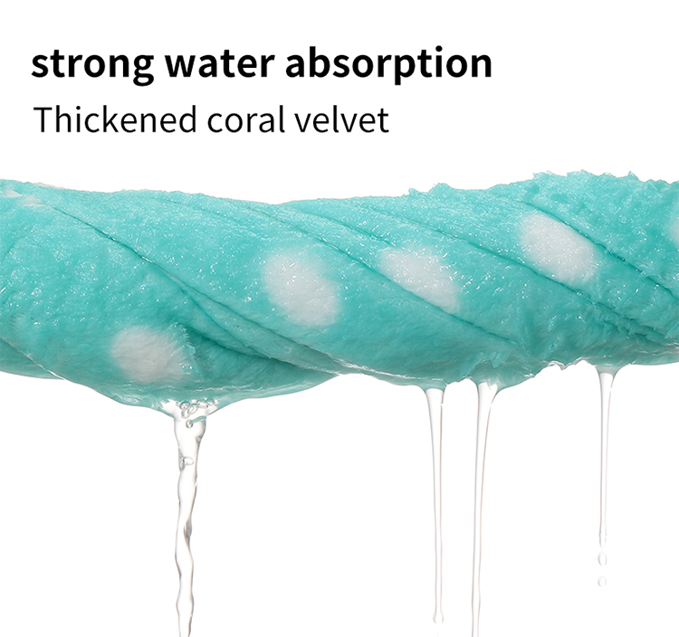 LMLTOP Quick Dry Magic Turban Towel for Hair Microfiber Bath Shower Head Wrap Model C0865