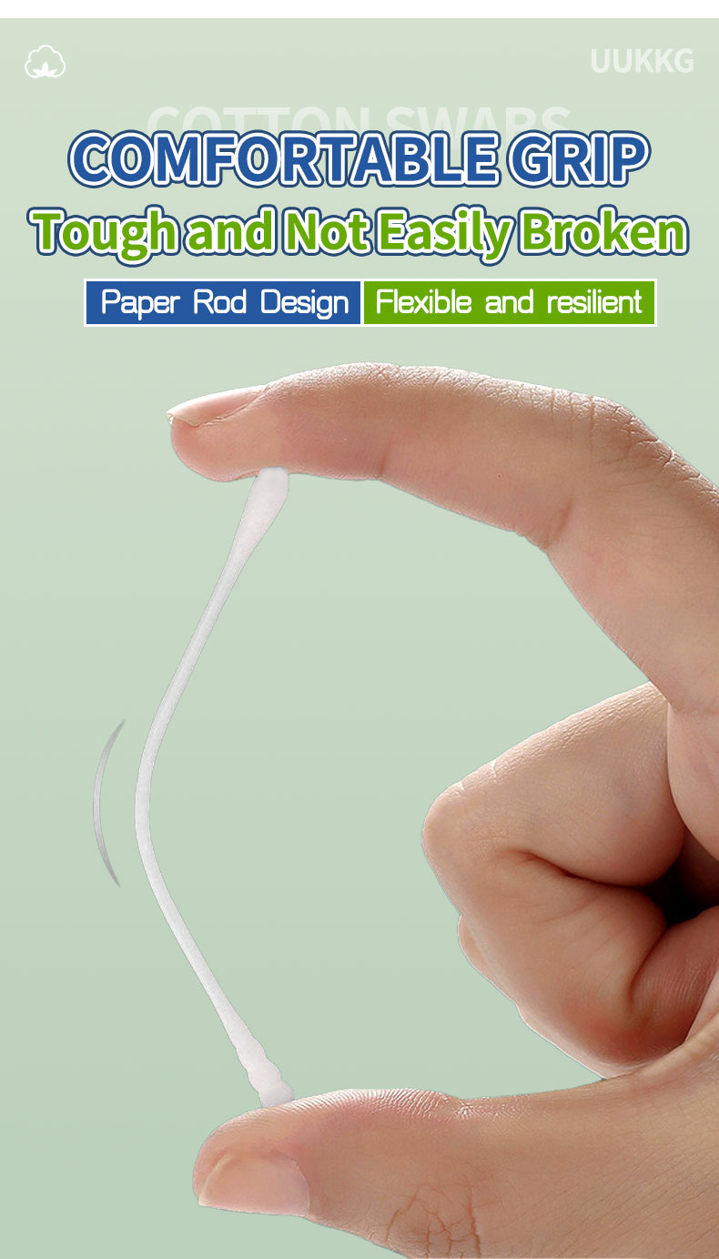 LMLTOP Chinese Manufacturer 100pcs 300pcs Double Headed Cotton Swab Plastic Containers Wood Sticks Cotton Buds WholesalesSY812