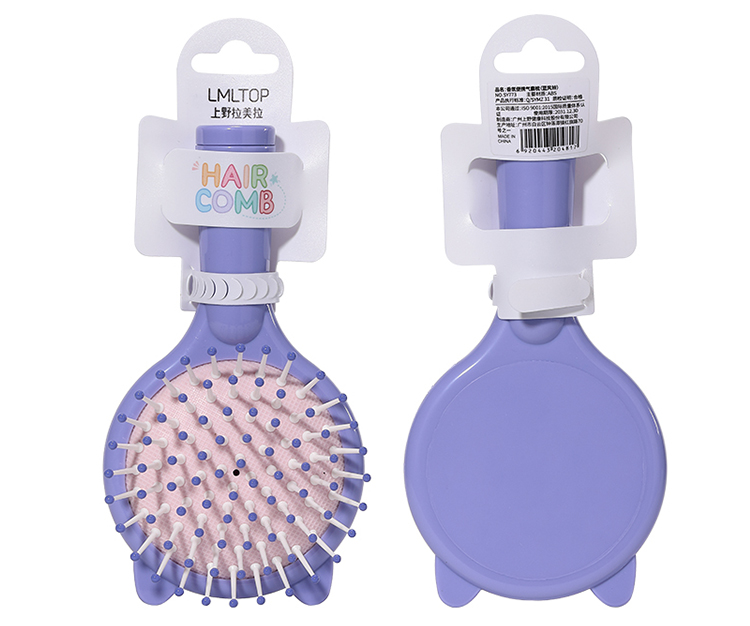 LMLTOP Mini Wet/Dry Travel Hair Comb SY773 Cute Airbag Massage Comb for Home Use with Custom Logo All Hair Type Brush sy773