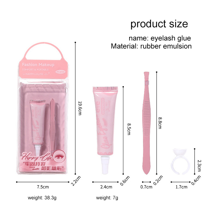 LMLTOP 3pcs Adhesive Full Strip Cluster Lash Glue LLT20 White Color Waterproof Eyelid Tape Glue Gel Eyelash Extensions