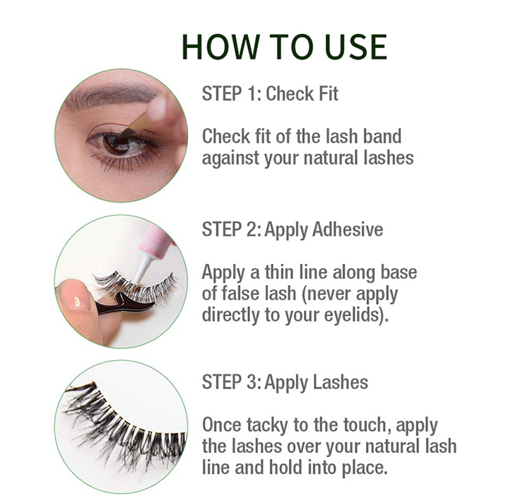LMLTOP 3pcs Adhesive Full Strip Cluster Lash Glue LLT20 White Color Waterproof Eyelid Tape Glue Gel Eyelash Extensions