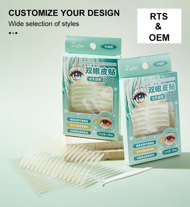 Natural Sticky Waterproof Lace Double Eyelid Tape Clear Stripe Big Eyes Invisible Double Eyelid Stickers Eye Lift Makeup Tool Y035 Natural Sticky Waterproof Lace Double Eyelid Tape Clear Stripe Big Eyes Invisible Double Eyelid Stickers Eye Lift Makeup Tool Y035