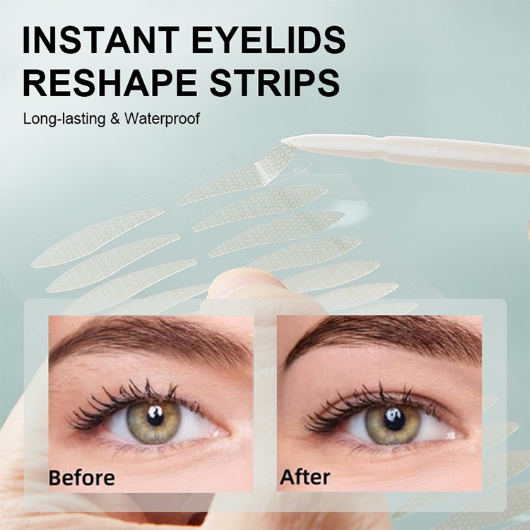 Natural Sticky Waterproof Lace Double Eyelid Tape Clear Stripe Big Eyes Invisible Double Eyelid Stickers Eye Lift Makeup Tool Y035 Natural Sticky Waterproof Lace Double Eyelid Tape Clear Stripe Big Eyes Invisible Double Eyelid Stickers Eye Lift Makeup Tool Y035