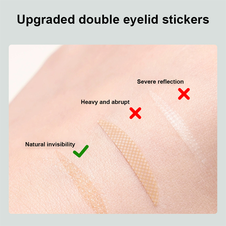 Natural Sticky Waterproof Lace Double Eyelid Tape Clear Stripe Big Eyes Invisible Double Eyelid Stickers Eye Lift Makeup Tool Y035 Natural Sticky Waterproof Lace Double Eyelid Tape Clear Stripe Big Eyes Invisible Double Eyelid Stickers Eye Lift Makeup Tool Y035