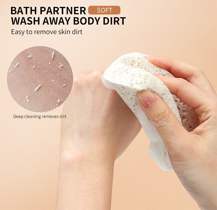 LMLTOP Hot selling Face Cleaning Sponge Eco Deep Cleansing Skin Renewal Reusable Compressed Cleansing Facial makeup Sponge B2064