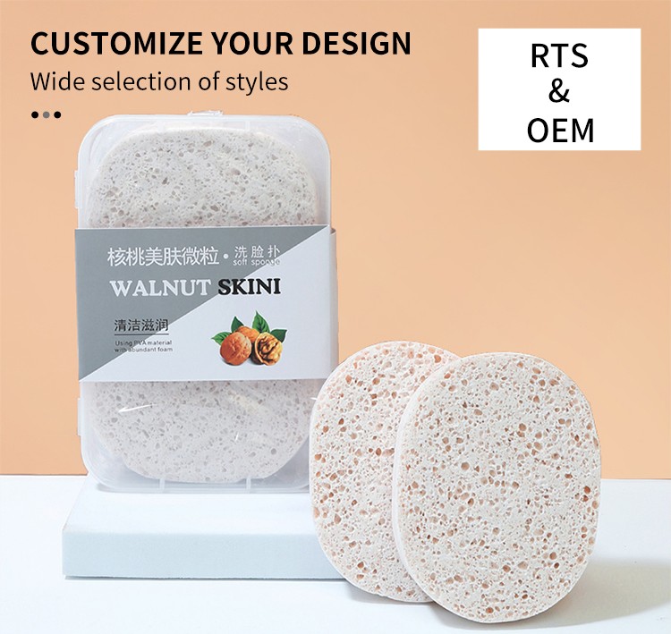 LMLTOP Hot selling Face Cleaning Sponge Eco Deep Cleansing Skin Renewal Reusable Compressed Cleansing Facial makeup Sponge B2064