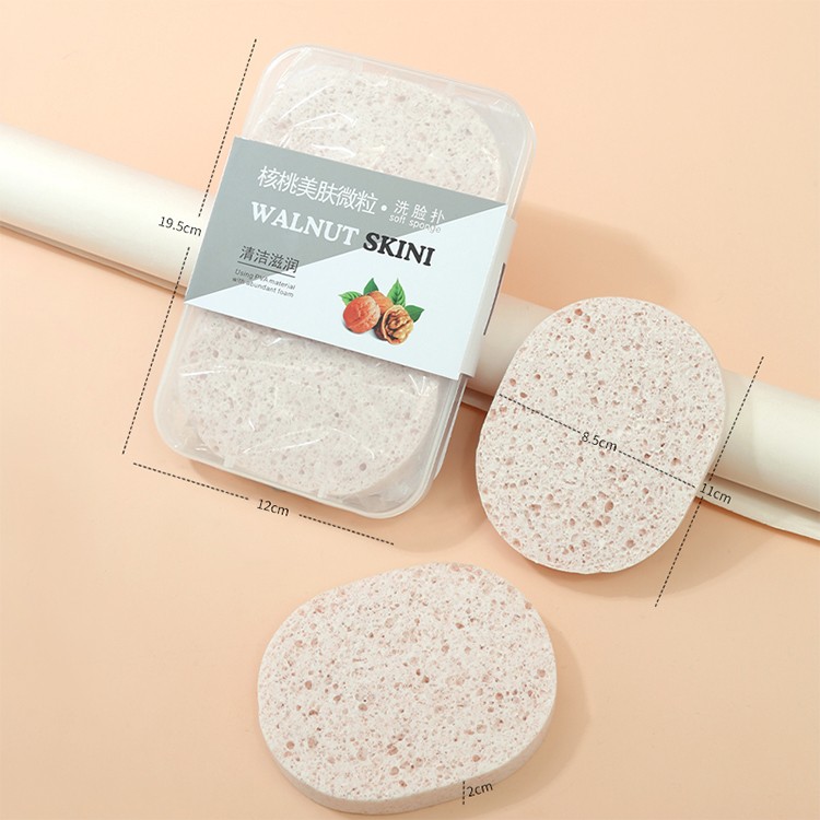 LMLTOP Hot selling Face Cleaning Sponge Eco Deep Cleansing Skin Renewal Reusable Compressed Cleansing Facial makeup Sponge B2064