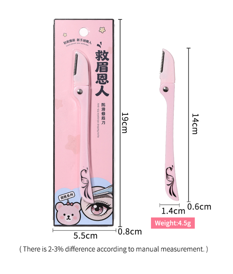 Facial Hair Removal Women Face Trimmer Custom Eyebrow Razor Hair Trimmer Shaper TX21