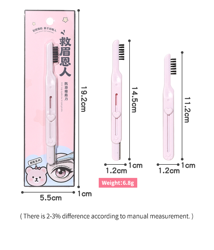 Facial Hair Removal Women Face Trimmer Custom Eyebrow Razor Hair Trimmer Shaper TX24
