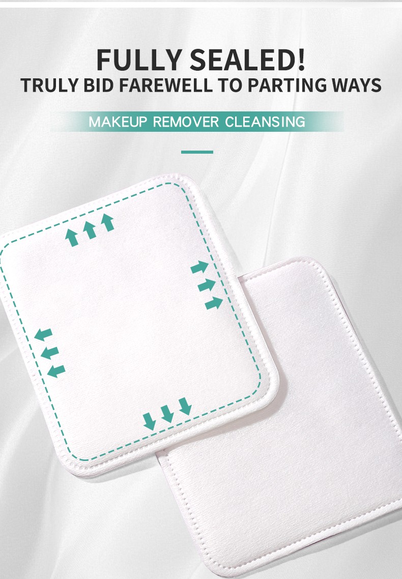 Wholesale Absorbent 100% Pure Cotton Facial Makeup Pads Makeup Remover Pads Cotton Cosmetic Face Pads for Beauty Skincare Care V23 V24 V25