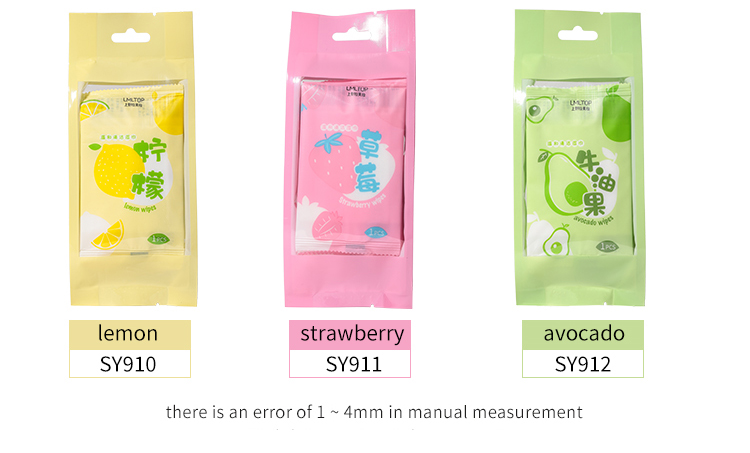 LMLTOP 10pcs/pack Travel Makeup Remover Wipes Makeup Tools Face Product Facial Deep Cleansing Non-woven Pockey Wipes Wet Wipes SY910 SY911 SY912