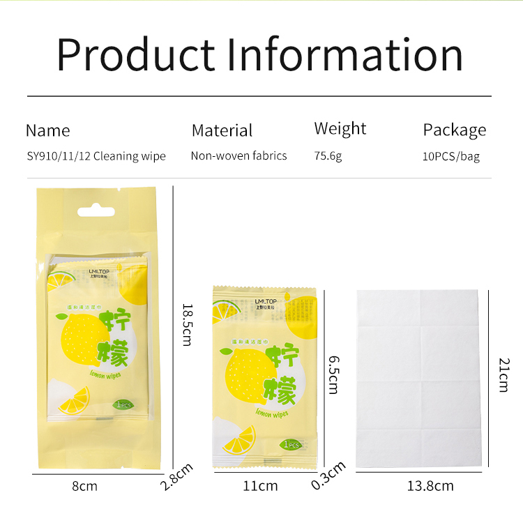LMLTOP 10pcs/pack Travel Makeup Remover Wipes Makeup Tools Face Product Facial Deep Cleansing Non-woven Pockey Wipes Wet Wipes SY910 SY911 SY912