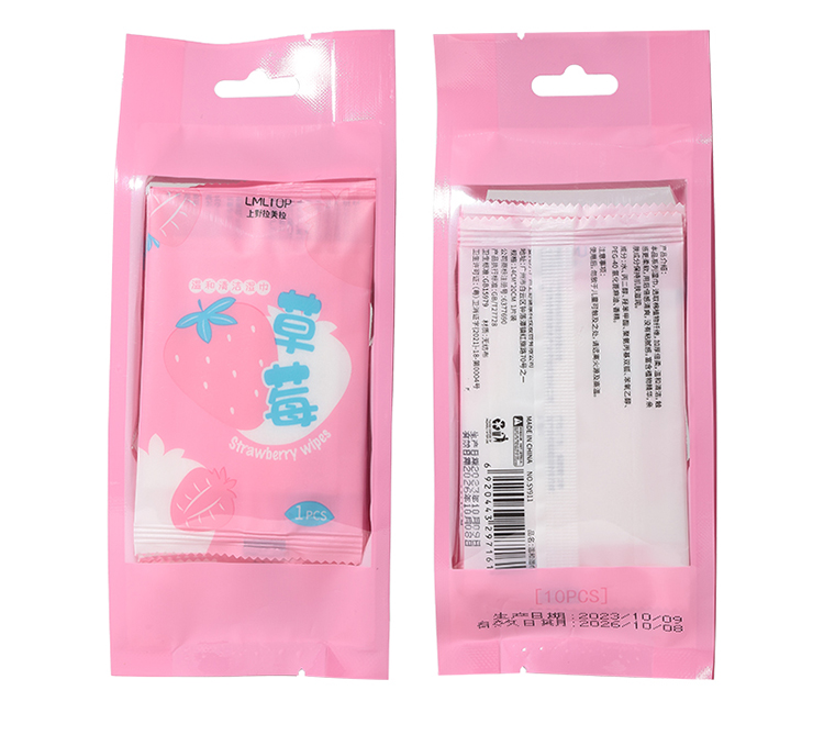 LMLTOP 10pcs/pack Travel Makeup Remover Wipes Makeup Tools Face Product Facial Deep Cleansing Non-woven Pockey Wipes Wet Wipes SY910 SY911 SY912