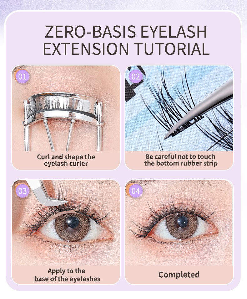FREE shipping capped at US$20 arrow-logo LMLTOP Lash Clusters Kit Segmented self-adhesive eyelashes for Beginners Eyelash Clusters Kit Lashes Clusters Kit Cluster Lashes Y072