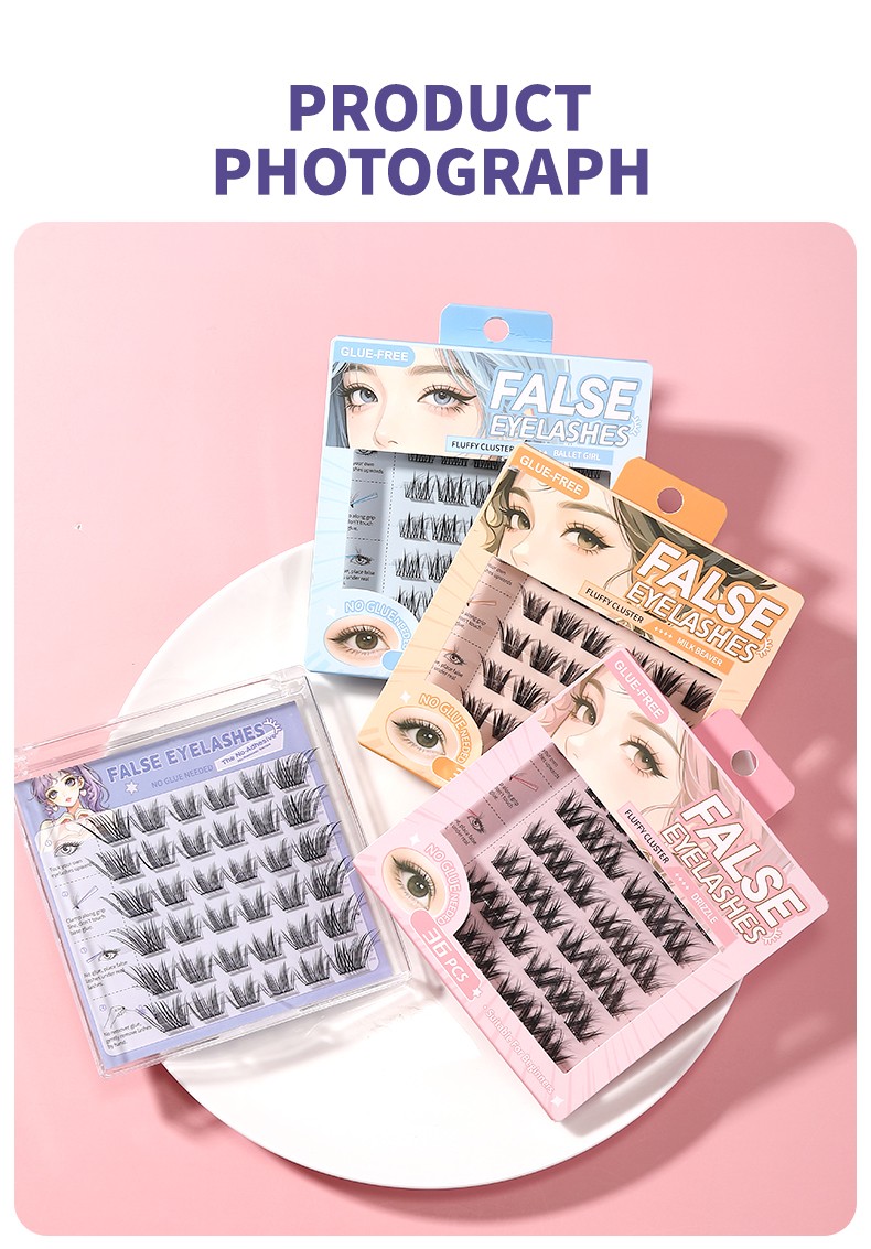 FREE shipping capped at US$20 arrow-logo LMLTOP Lash Clusters Kit Segmented self-adhesive eyelashes for Beginners Eyelash Clusters Kit Lashes Clusters Kit Cluster Lashes Y072