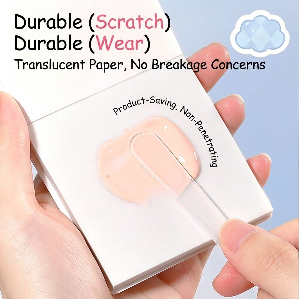 Disposable Foundation Mixing Paper Tear-off Palette Adjusting 100 Sheets for Concealer Makeup Artist Cosmetic Blending Tool Y028