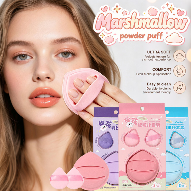 Marshmallow Teardrop Large Cosmetic Puff Makeup Sponge Blender Latex Free Finger Strap Soft Foundation Setting Powder Puff Y069 Marshmallow Teardrop Large Cosmetic Puff Makeup Sponge Blender Latex Free Finger Strap Soft Foundation Setting Powder Puff Y069