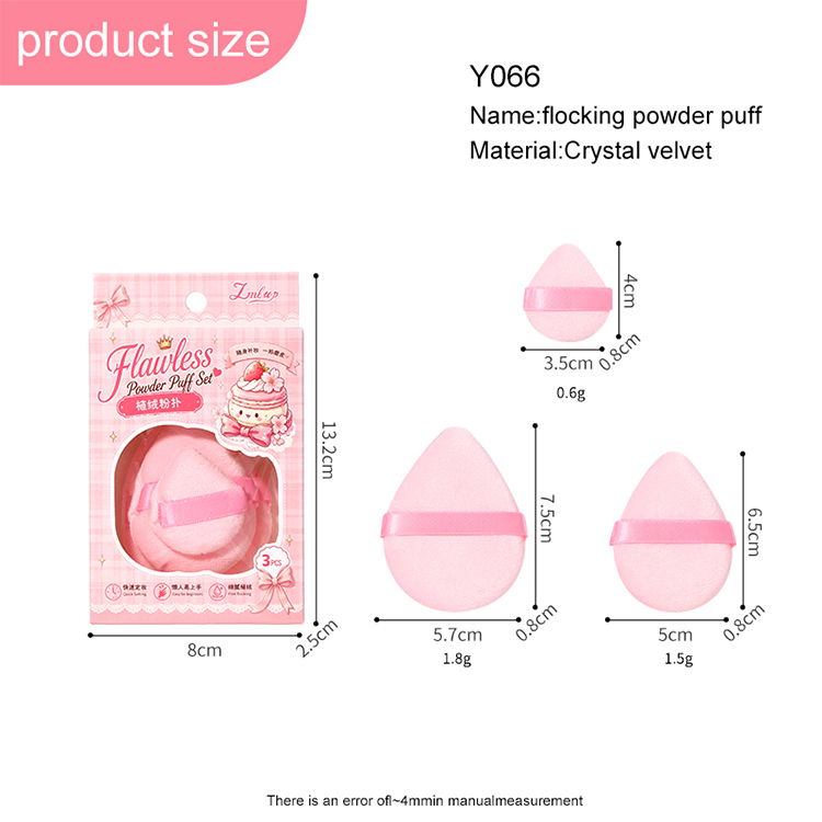 Wholesale Loose Air Cushion Soft Cotton Puff Foundation Cosmetic Tool Soft 3pcs Multi-Color Flocking Powder Puff Sponge Kit Y066 Wholesale Loose Air Cushion Soft Cotton Puff Foundation Cosmetic Tool Soft 3pcs Multi-Color Flocking Powder Puff Sponge Kit Y066