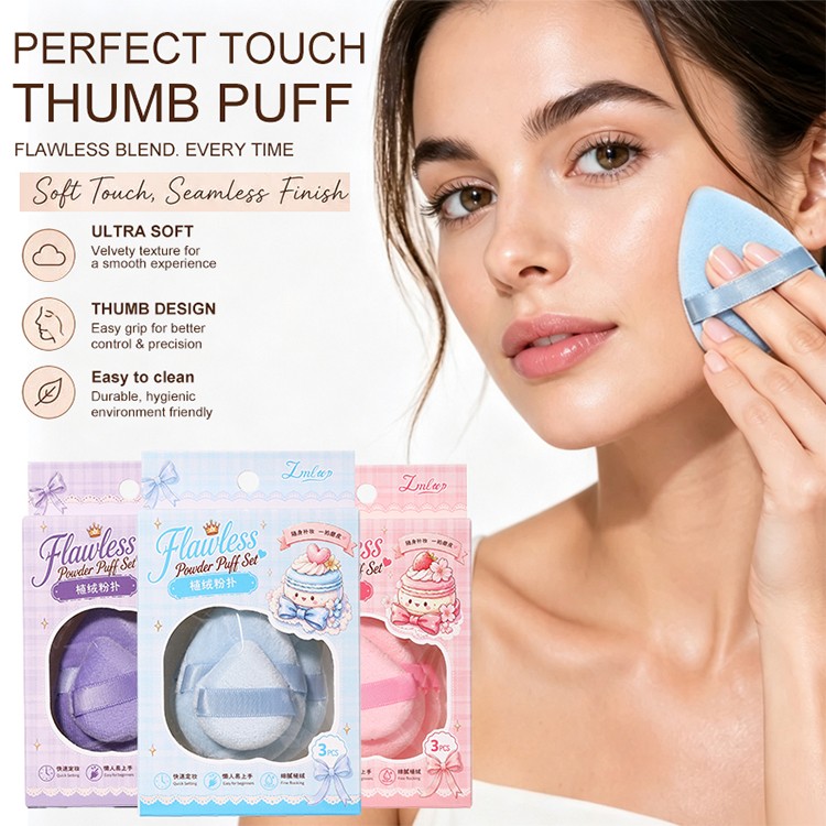 Wholesale Loose Air Cushion Soft Cotton Puff Foundation Cosmetic Tool Soft 3pcs Multi-Color Flocking Powder Puff Sponge Kit Y066 Wholesale Loose Air Cushion Soft Cotton Puff Foundation Cosmetic Tool Soft 3pcs Multi-Color Flocking Powder Puff Sponge Kit Y066